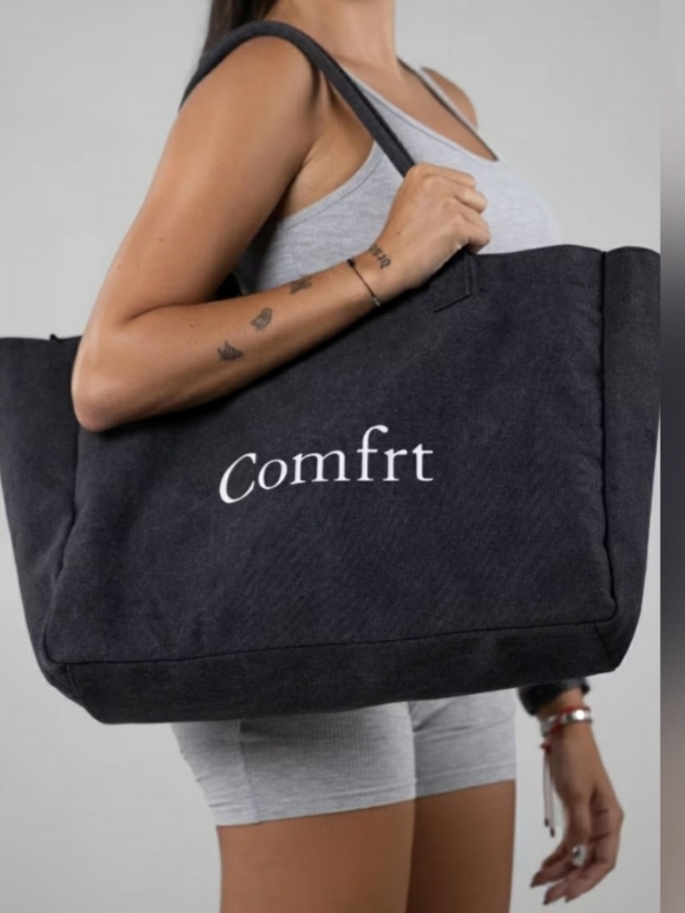 COMFRT CANVAS TOTE Large Bag Comfort Gym New Sold Out